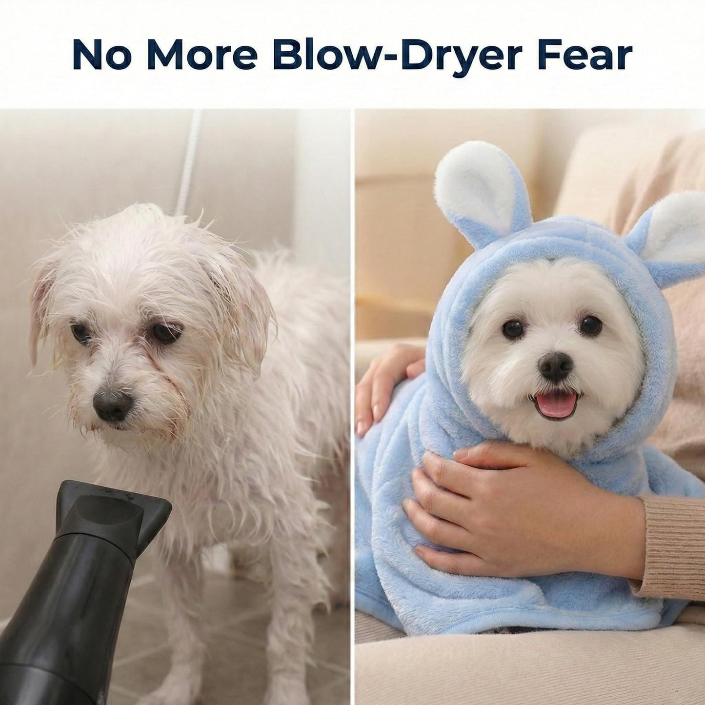 LGCASL 2026 New Puppy Bathrobe with Hood, Dog Bathrobe Absorbent Towel for Small Dogs Fast Drying Dog Robe Coat with Hood Puppy Towel Wrap Pet Grooming After Shower (Blue, Xs) XS Blue