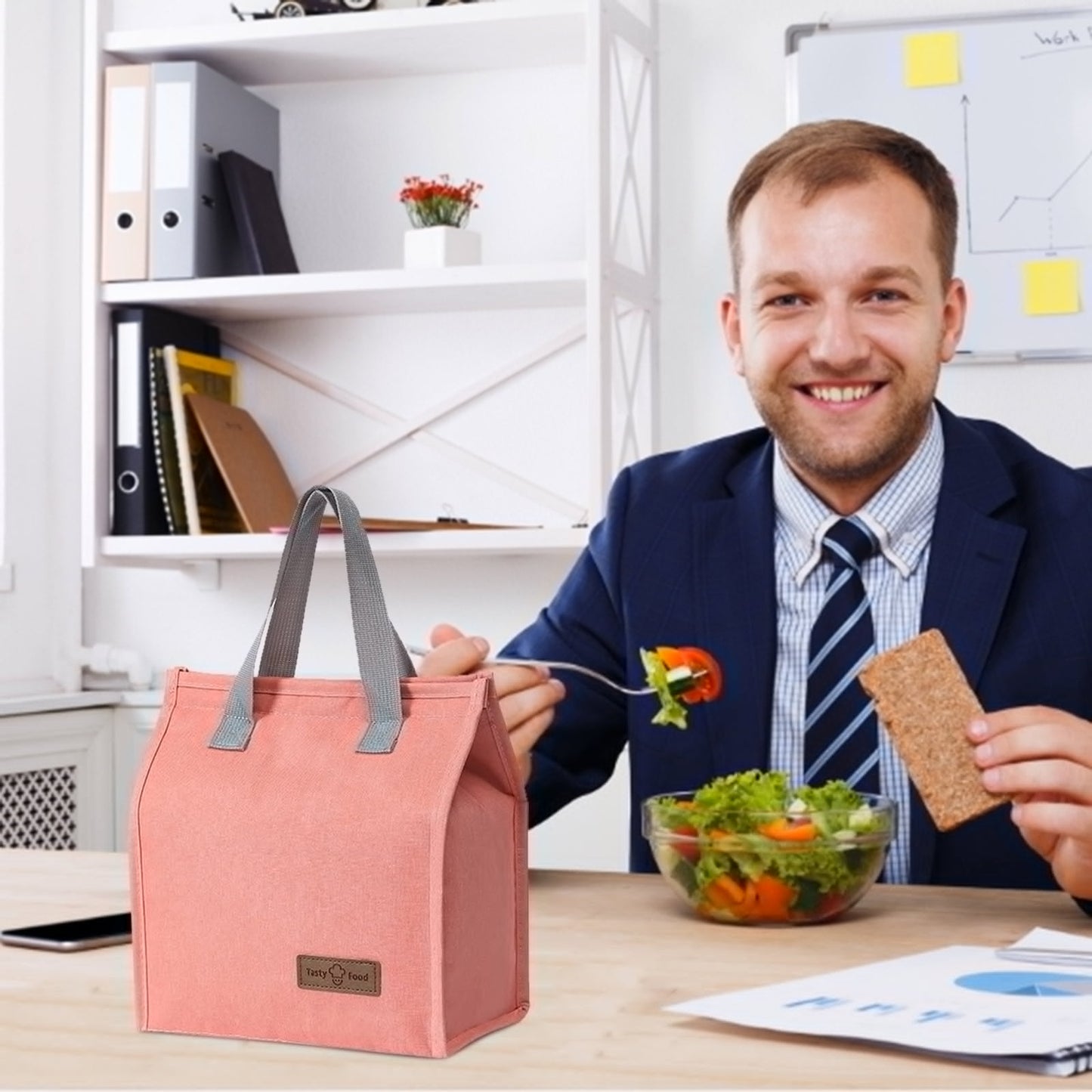 JWDX Lunch Bag Clearance! Lunch Bag Insulated Thermal Food Storage Bag Portable Travel Working Bento Box, Bento Case Promotion Include 1Pc Lunch Bag C