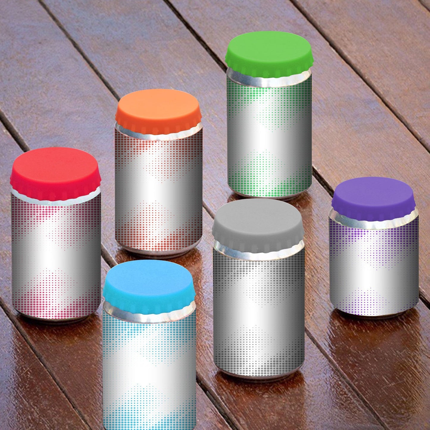 Clearance Back to School Supplies! JWDX Silicone Can Cover Soda Can Cover Cans Can Store Beer Beverages Silicone Leak-Proof Seal Green (Include: 1X Silicone Cover) Clearance Sale Red
