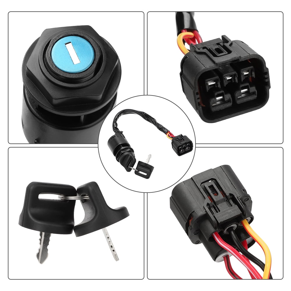 MATI Ignition Key Switch Fit for Honda Pioneer 500 520 SXS500 SXS520 2015-2023