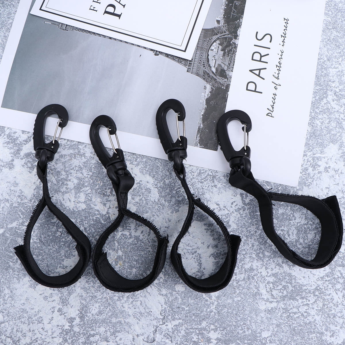 SWETRACE Plastic Hanging Hooks for Tent and Kayak 6.5 x 1.2 x 0.2in