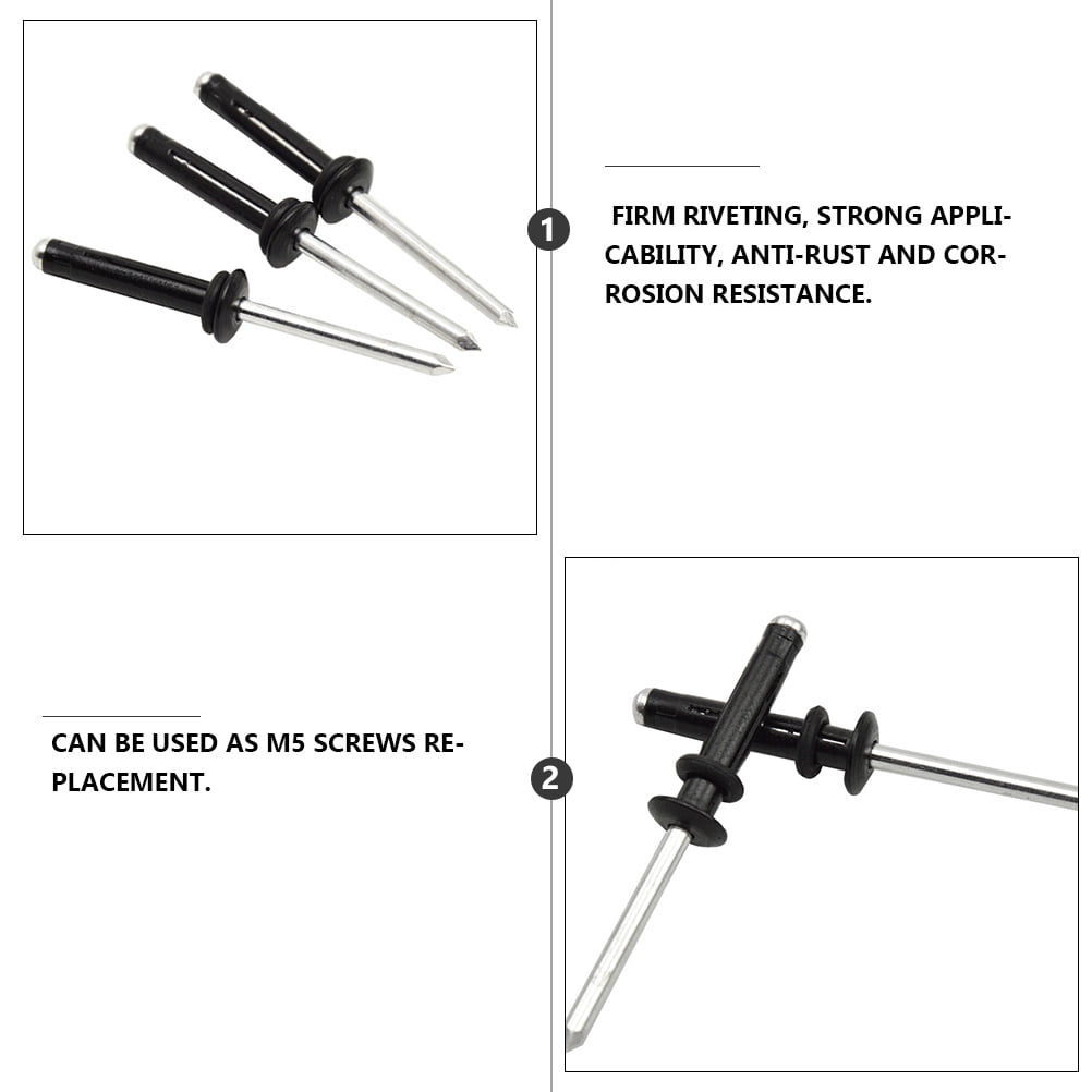 SWETRACE Kayak J Hooks with Rivits 12 x Rivets Lightweight Portable for Canoeing
