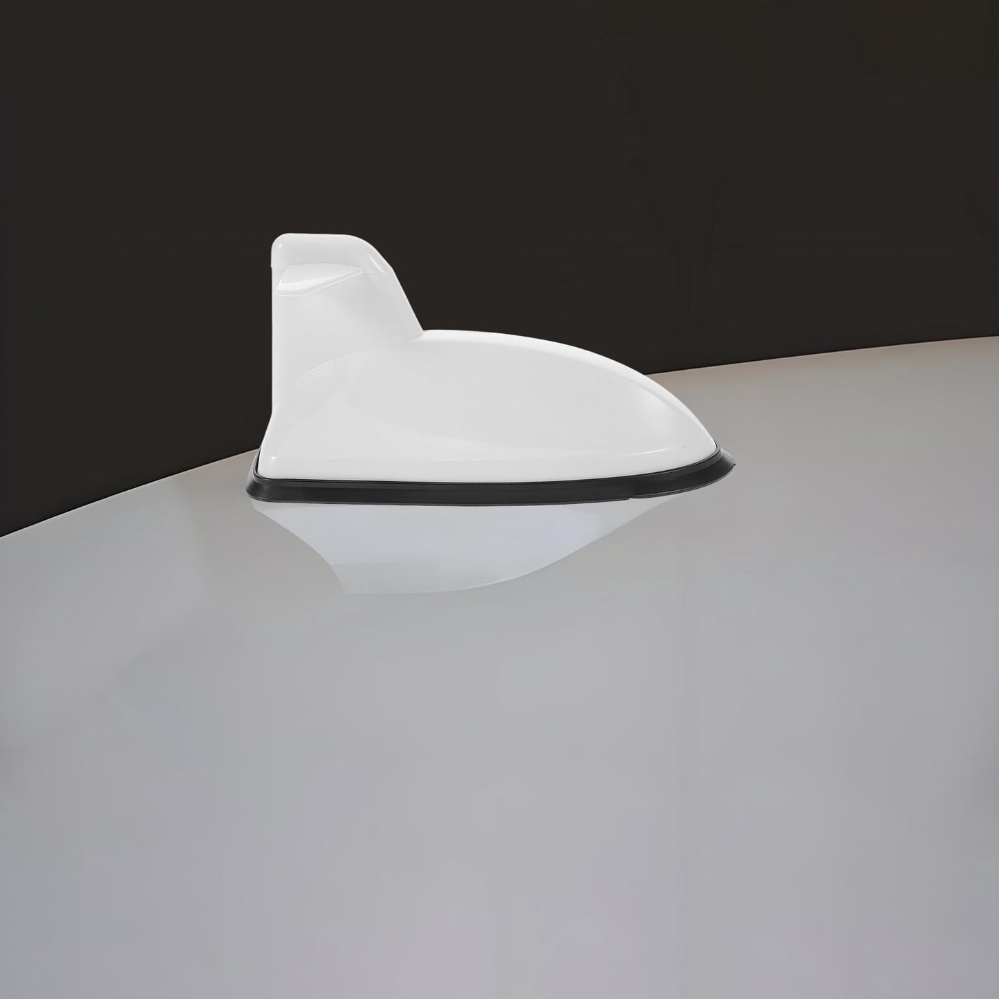 SWETRACE 1Pcs Car Antenna Top Cover White Plastic Car Roof Antenna for Car Owners Use
