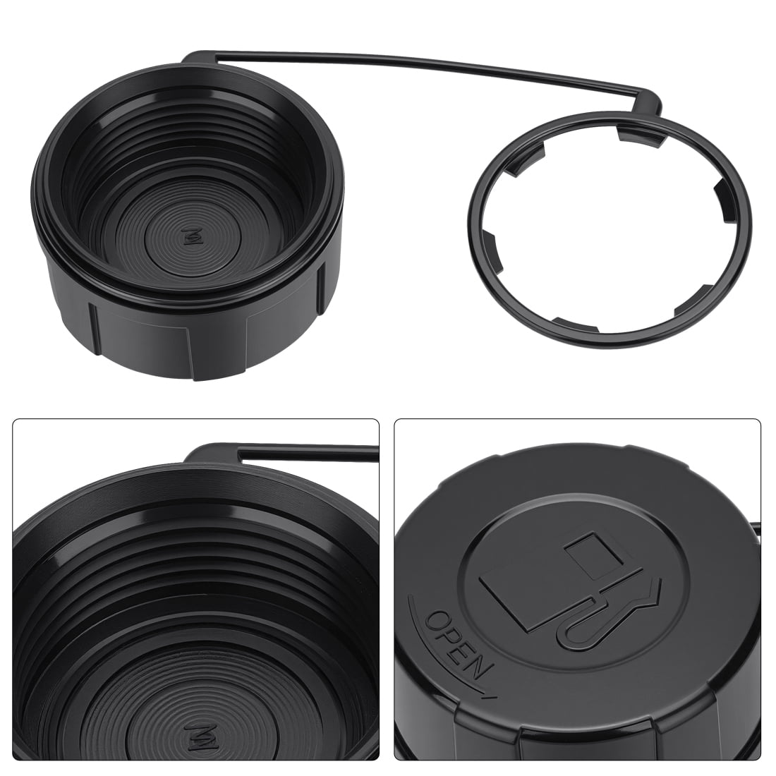 M MATI 51048-0026 Gas Fuel Cap with Gasket for Kawasaki Mule 4000 4010 600 610 SX KAF620 KAF400 2008-2024