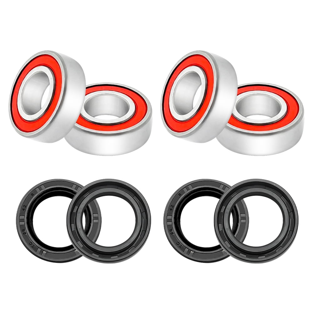 MATI Front Wheel Hub Bearings Seals for Honda Recon 250 TRX250 Rancher 350 2x4 TRX200