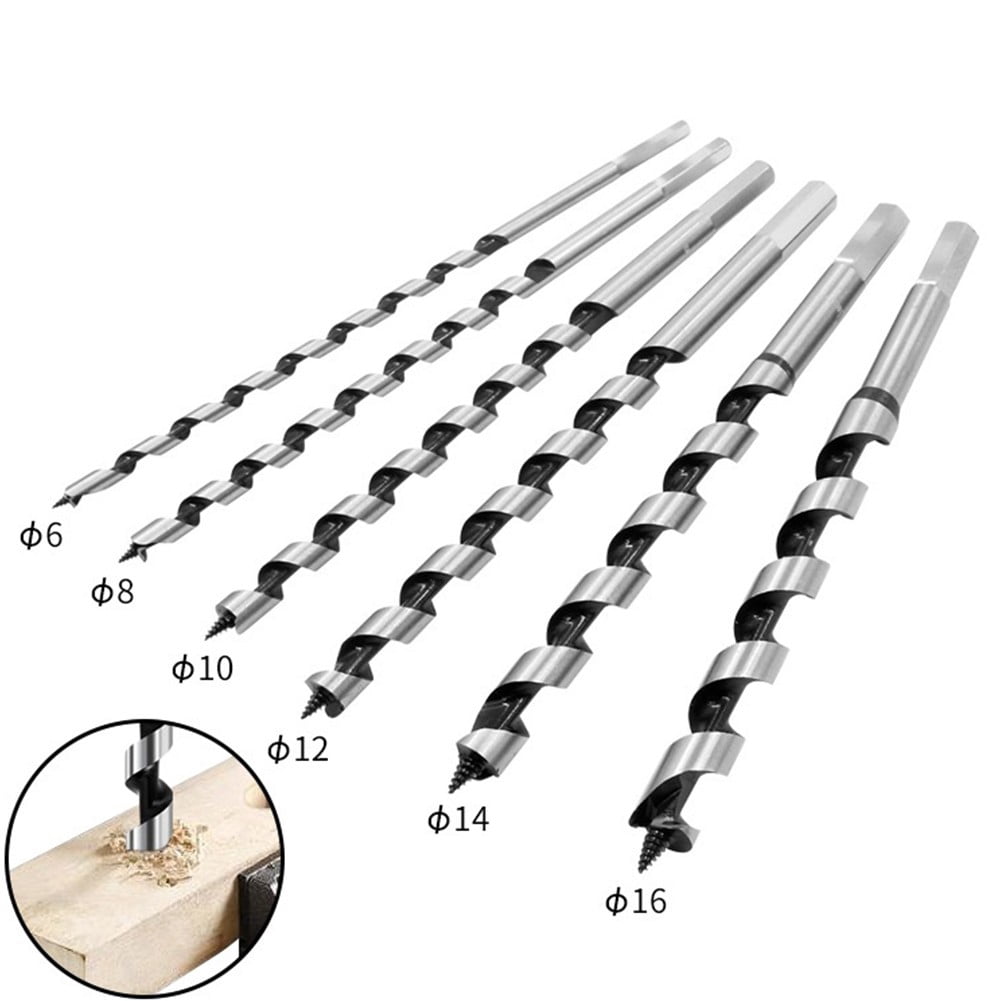 1Pc 230Mm Long Woodworking Center Auger Drill Bit for Wood Drilling Tools 6-25Mm 10Mm