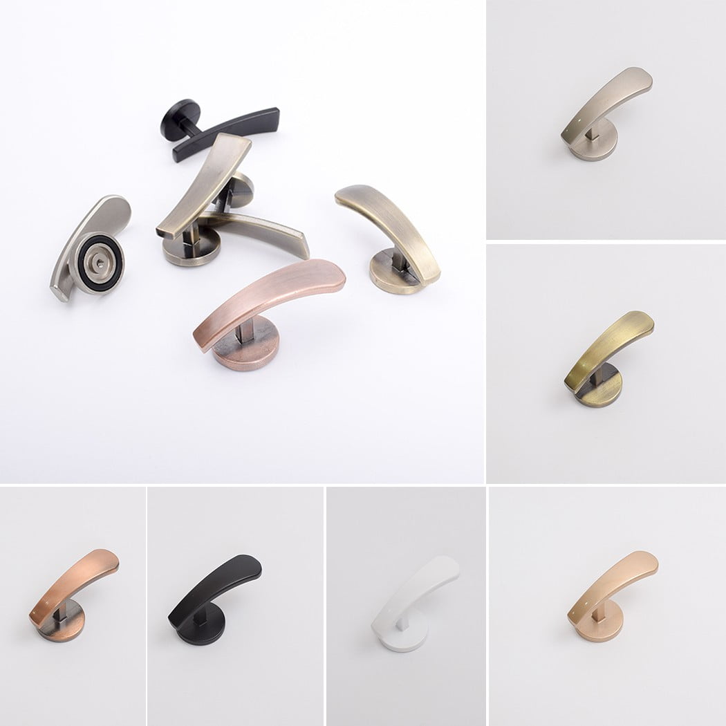 Self-Adhesive Wall Hooks - Fabric Curtain Tie Back Stick On Drape Holder Durable Rose Gold 2# Silver