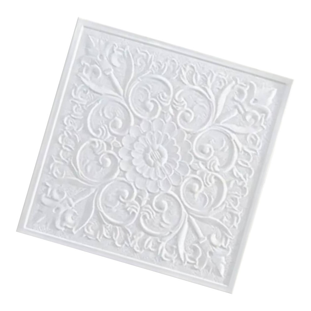 1PC 1/10pc 3D Tile Brick Wall Sticker Self-adhesive Foam Panel Stickers Living Room Bedroom Ceiling Wall Stickers Home Decoration Smile Home