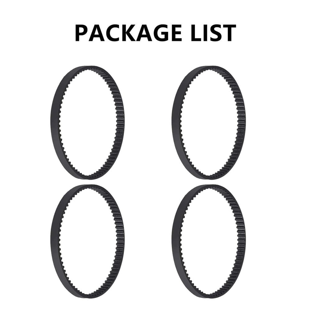 4Pc Belts Replacement For Eureka Floorrover Neu560, Neu562A, Neu562, Neu520, Neu526 Vacuum Cleaner Style Drive Belt High Quality Smile Home