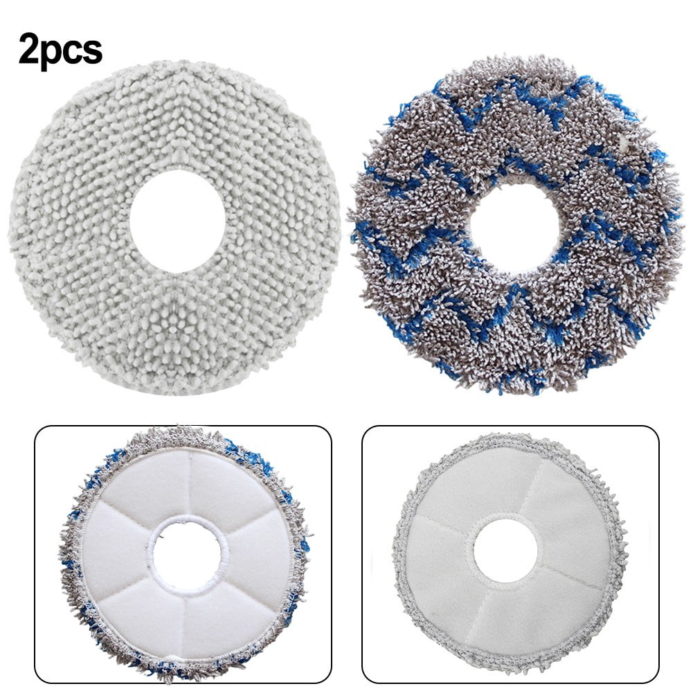 linyes 2 Pcs Mop Cloth Pads For Dream Me W10s W10s Pro Cleaning Robot Vacuum Cleaner Sweeper Spare Part Replaceable Accessories A