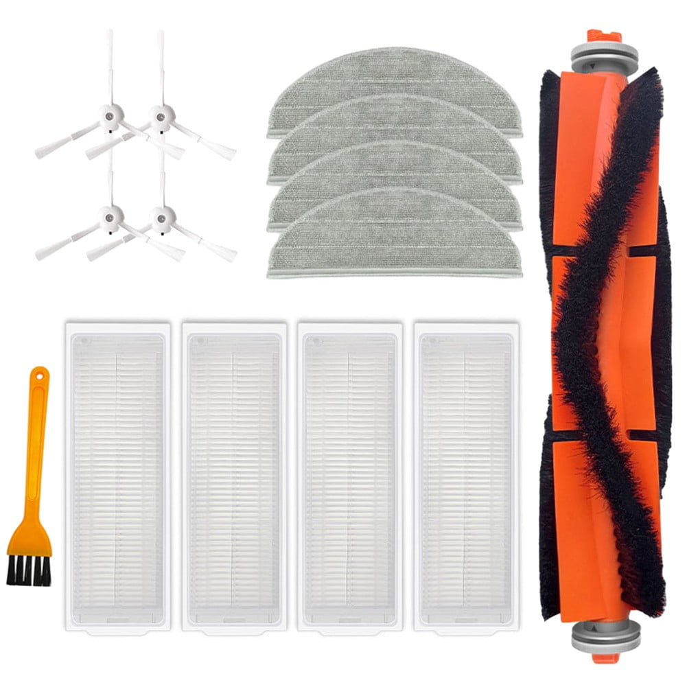 Redroad G10 Alpha 3 Vxvc25 Robot Vacuum Cleaner Replacement Parts Kit With Filter Main Brush Side Brushes Mop Cloths Cleaning Brush