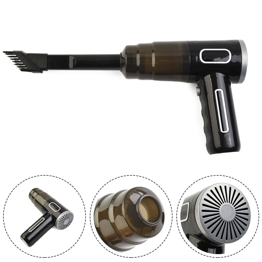 29000PA Vacuum Cleaner Mini Powerful Cordless Wet &Dry Cars Handheld Home Appliance Parts Household Supplies Black