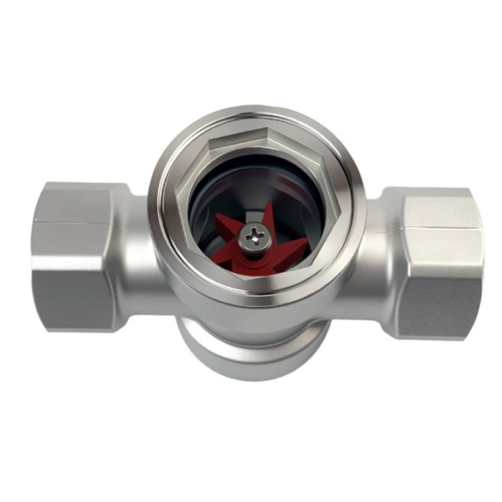 304 Stainless Steel Water Flow Indicator For Pipeline Monitoring Sight Glass DN15
