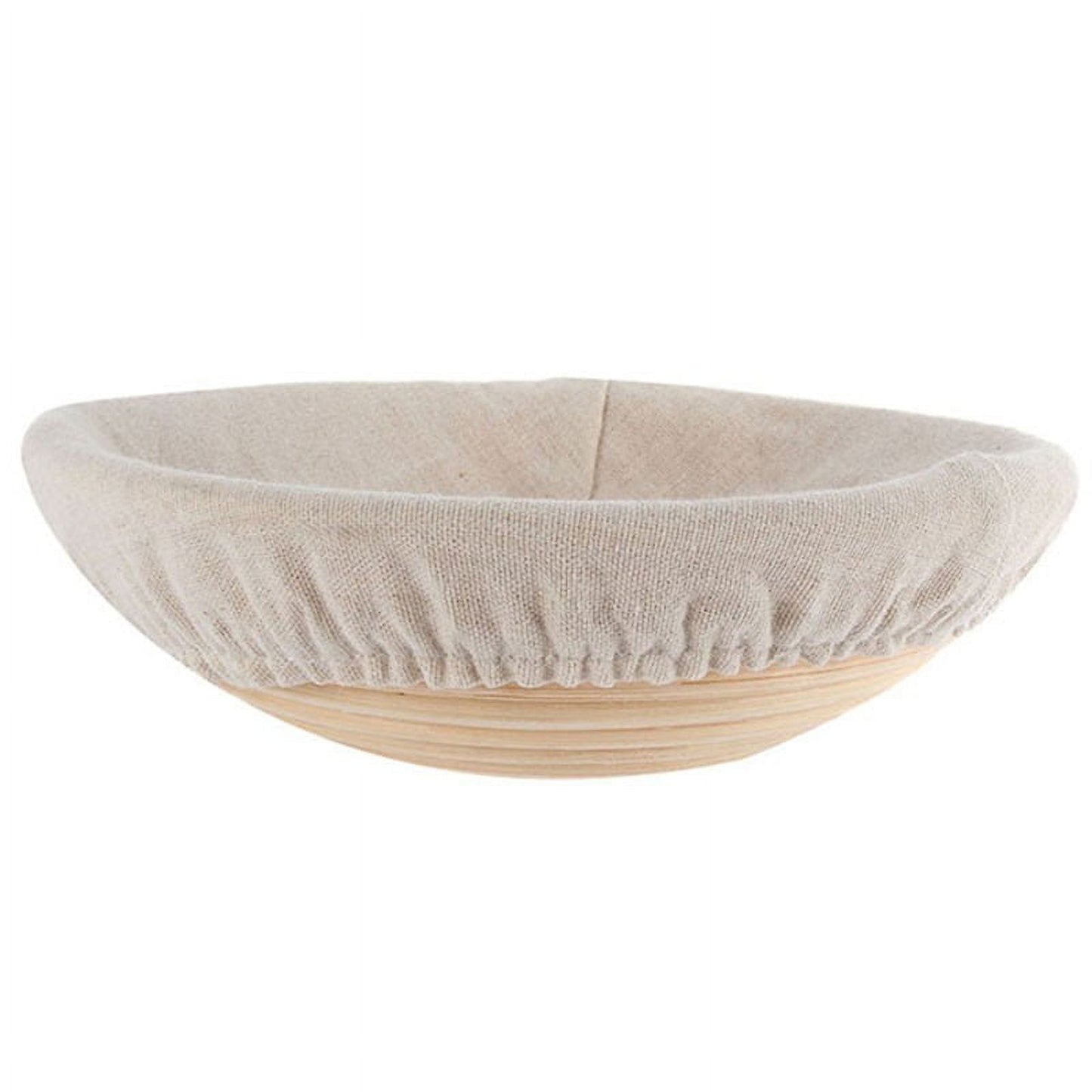 Lierteer Rattan Basket Bread Banneton Brotform Dough Proofing Proving Rattan Multi-Sizes 17*12*6 cm