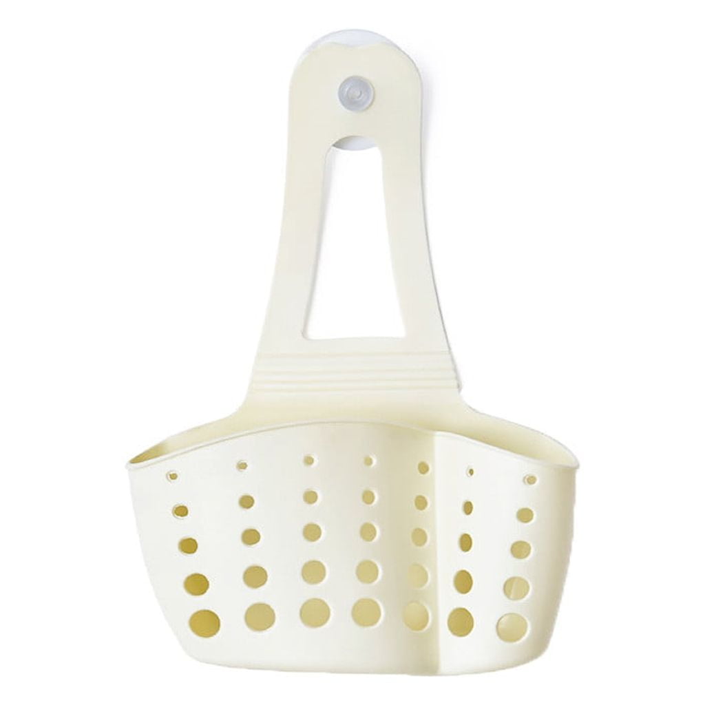 Sponge Holder with Strong Suction Cup, Dish Sponge Caddy Inside Sink Removable, PP Materical for Sponges, Brushes, Stoppers and Scrapers, 7.63x5.12 7.63" x 5.12" Blue