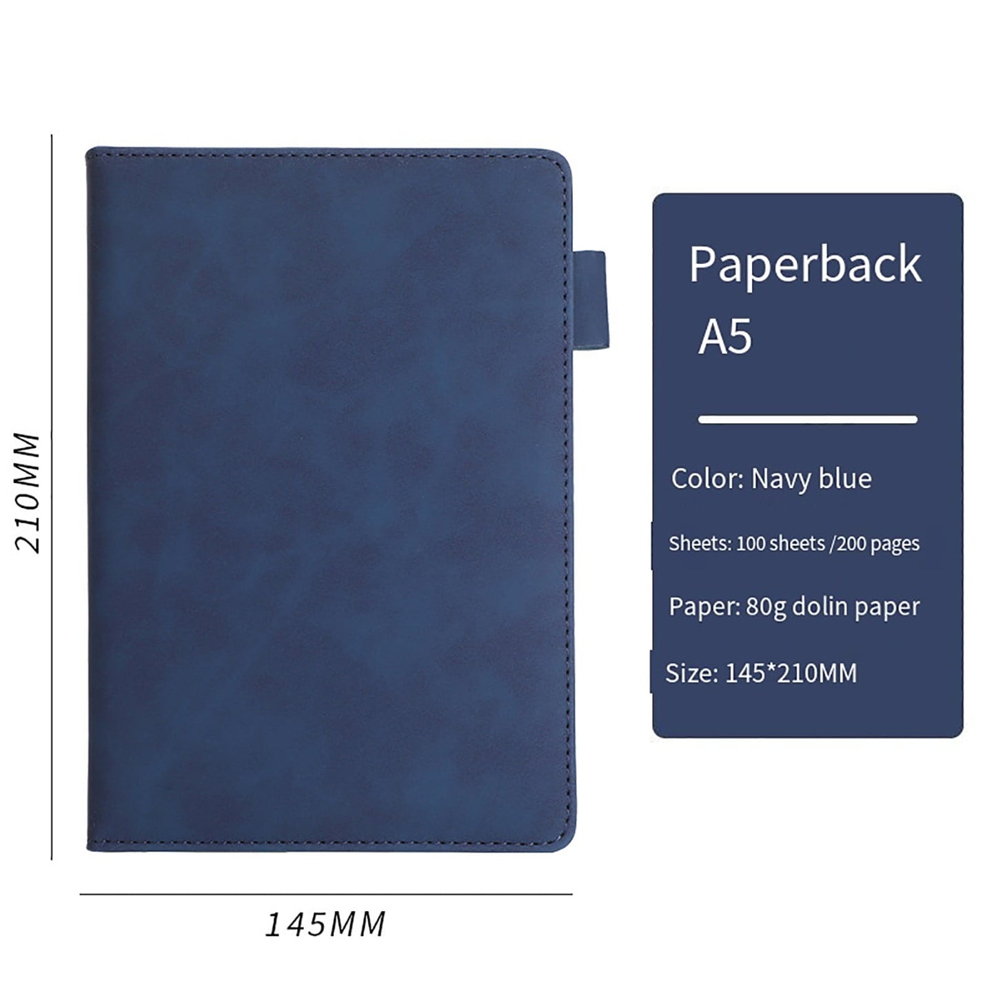 Journal Book Notebook,5.71x8.27",100 Sheets,200 Pages Blank Journal Notebook Thick Sketch Book Hardcover Leather Unlined Journaling Composition Book,Journaling Business Notebook Pink