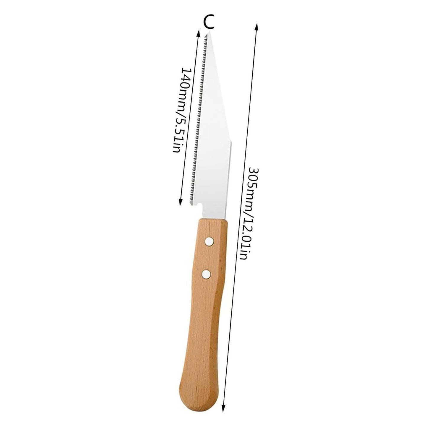 Japanese Pull Saw,Small Hand Saw, Japanese Double Pull Saw with Wooden Handle,Steel Blades and Wood Handles, Handsaw Cutting Edges, Flush Cutting Trim Tool for Carpentry(Silver2) Silver2
