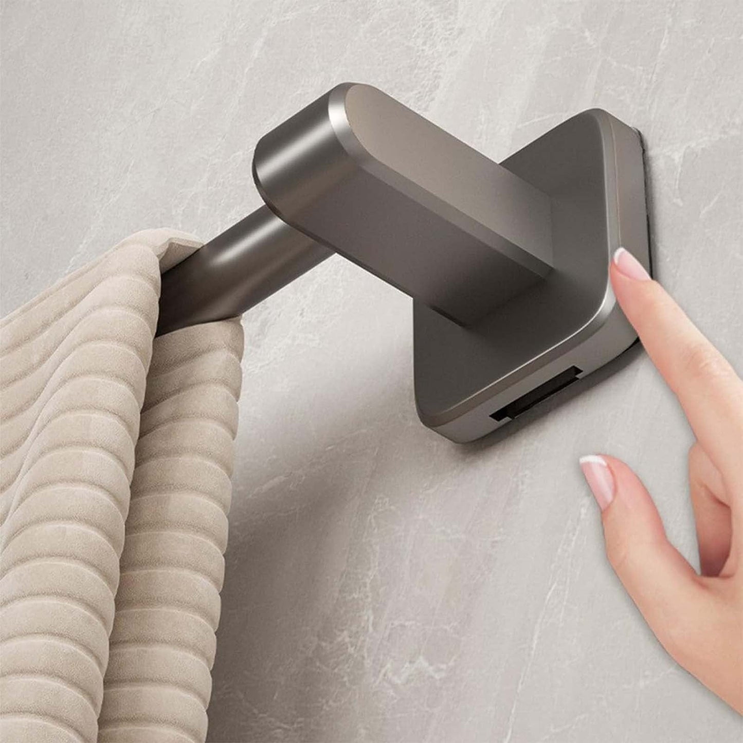 Brushed Nickel Towel Bar,Towel Holder for Bathroom Wall with Hanging Length,Stainless Steel Towel Rod,Brushed Nickel Towel Racks for Bathroom Wall Mounted,Modern Home Decor 30cm