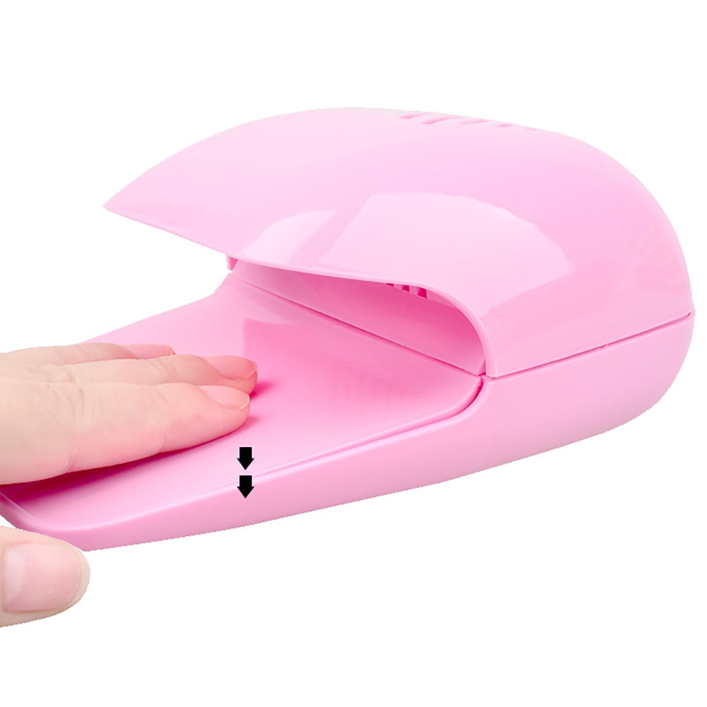 Portable Finger Toe Nail Polish Dryer Drying Blow Fan Manicure Art Tool Machine White