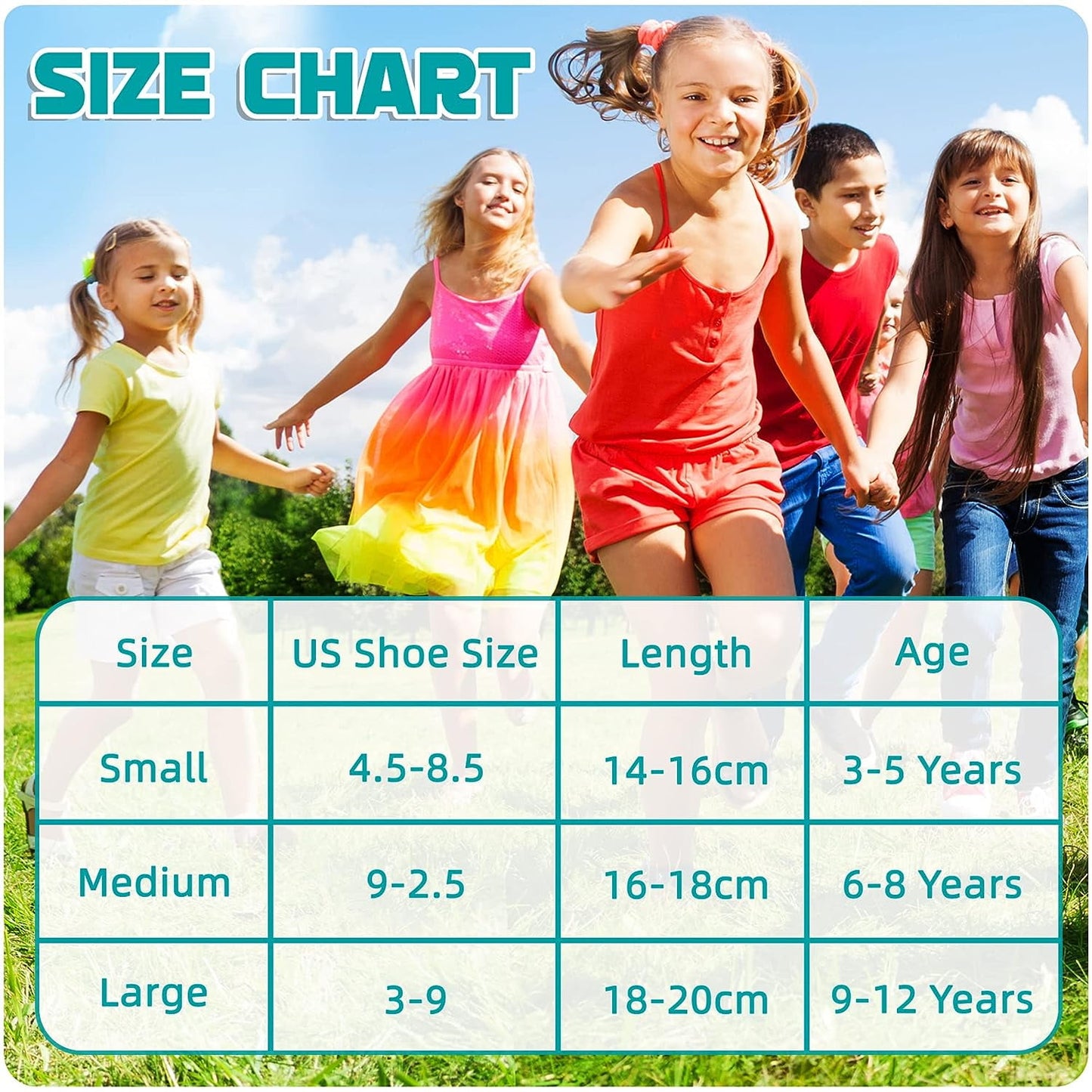 Holzlrgus Kids Athletic Crew Socks Boys Girls Cotton School Uniform Casual Basic Socks 6 Pairs 6 - 8 Years Black