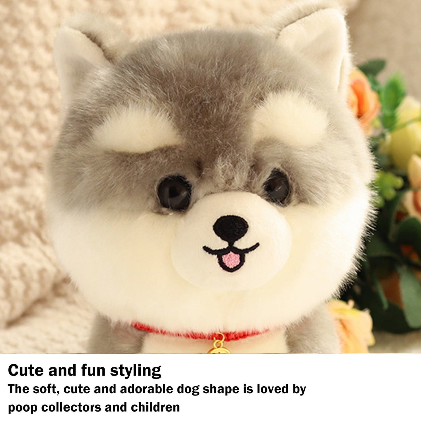 Chmadoxn Dog Plush Toys Cute Soft Stuffed Cartoons Puppy Plush Dolls Suitable Lovers Birthday Party Gift for Children and Adults