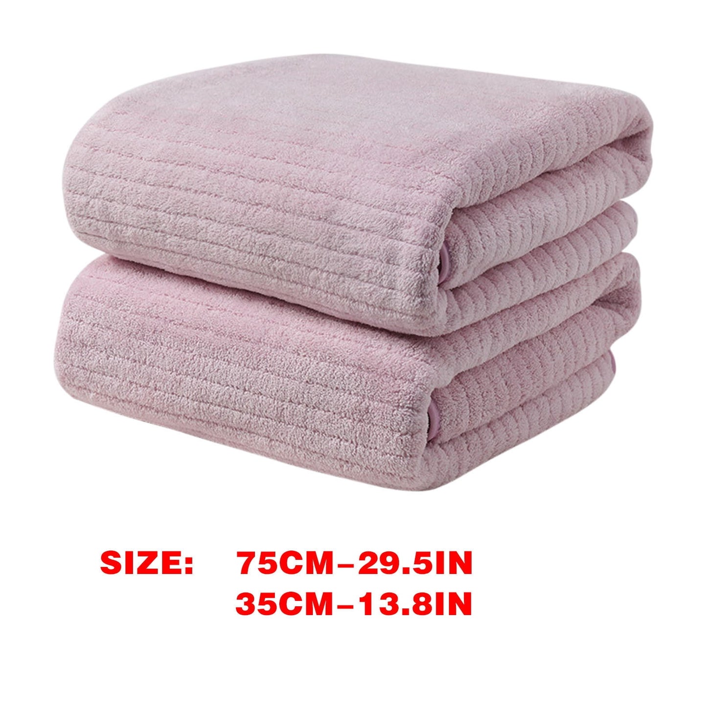 Chmadoxn Microfiber Hair Towel Wrap - Quick Dry Curly Hair Wraps for Women Wet Hair, Microfiber Towel for Hair, Hair Drying Towel Wrap, Hair Towels for Women, Hair Turban for Wet Hair (29 ×14 Inch) 1 pc D