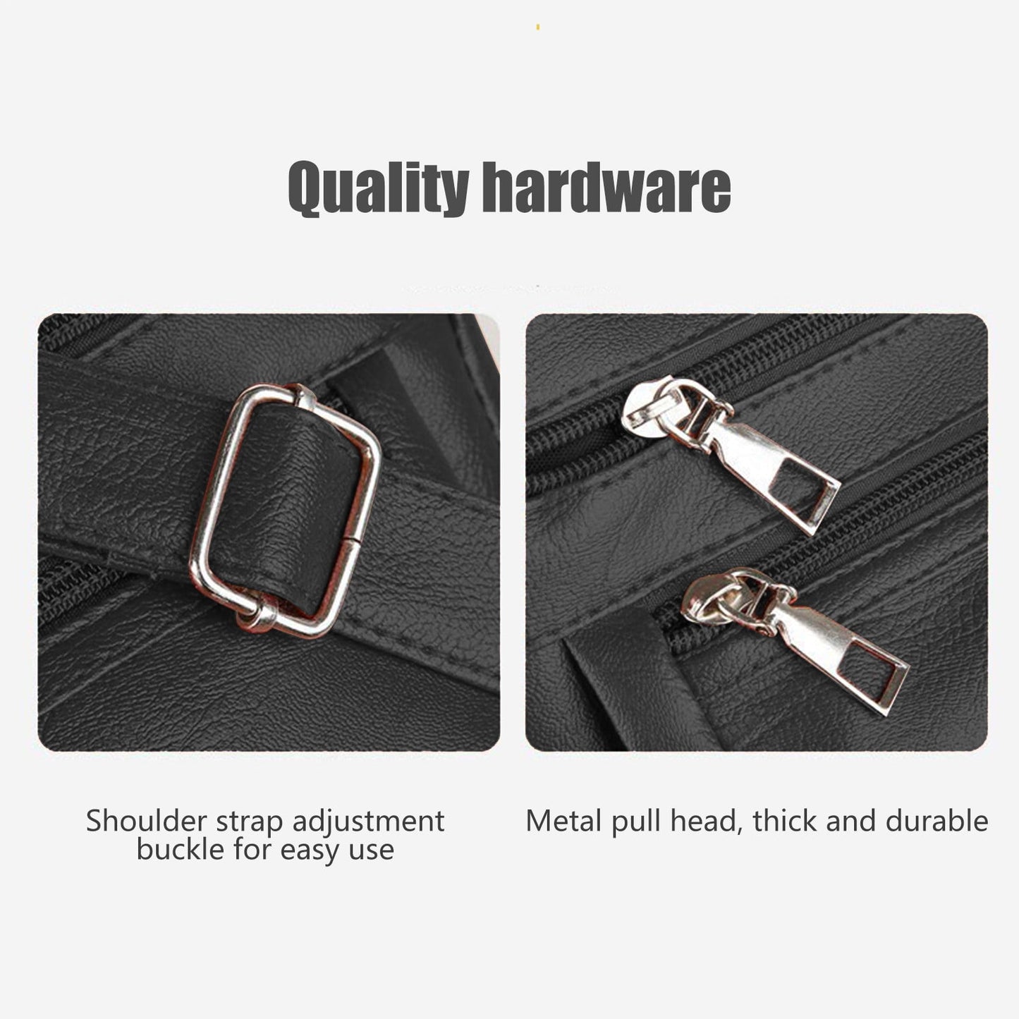 Darzheoy Purses for Women Soft PU Leather Shoulder Bag Ladies Crossbody Purse and handbags Lightweight Pocketbook Black