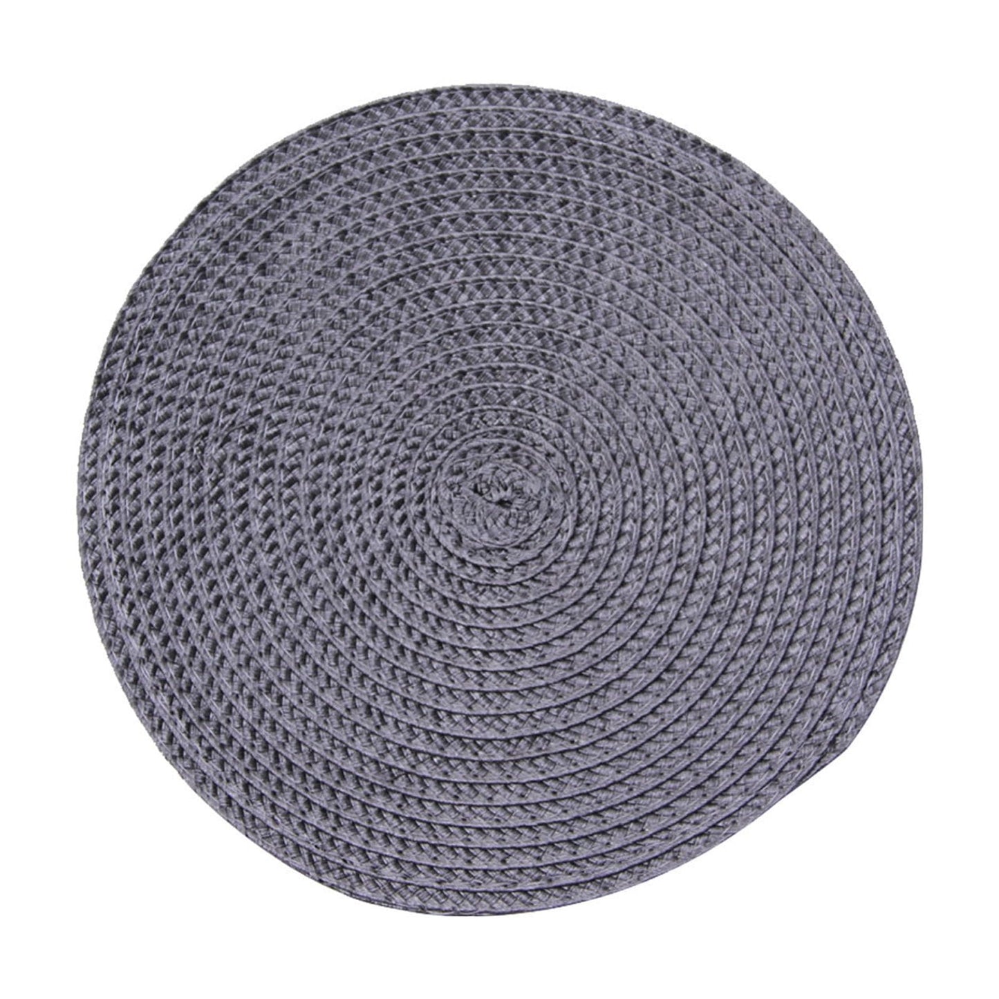 Darzheoy Round Braided Placemats Table Mats for Dining Tables Woven Washable Non-Slip Place mats 15 inch L