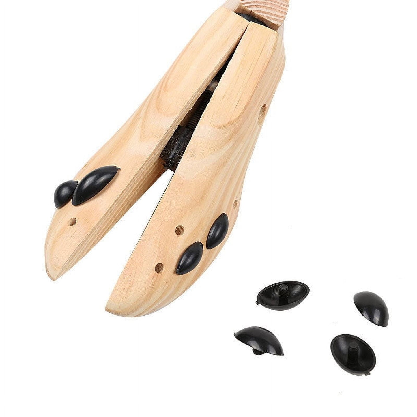 Darzheoy Shoe Stretcher for Men and Women Professional Shoe Adjustable Width & Length, Size 42-46, Wood (Includes Only 1 Shoe Stretcher) M Brown