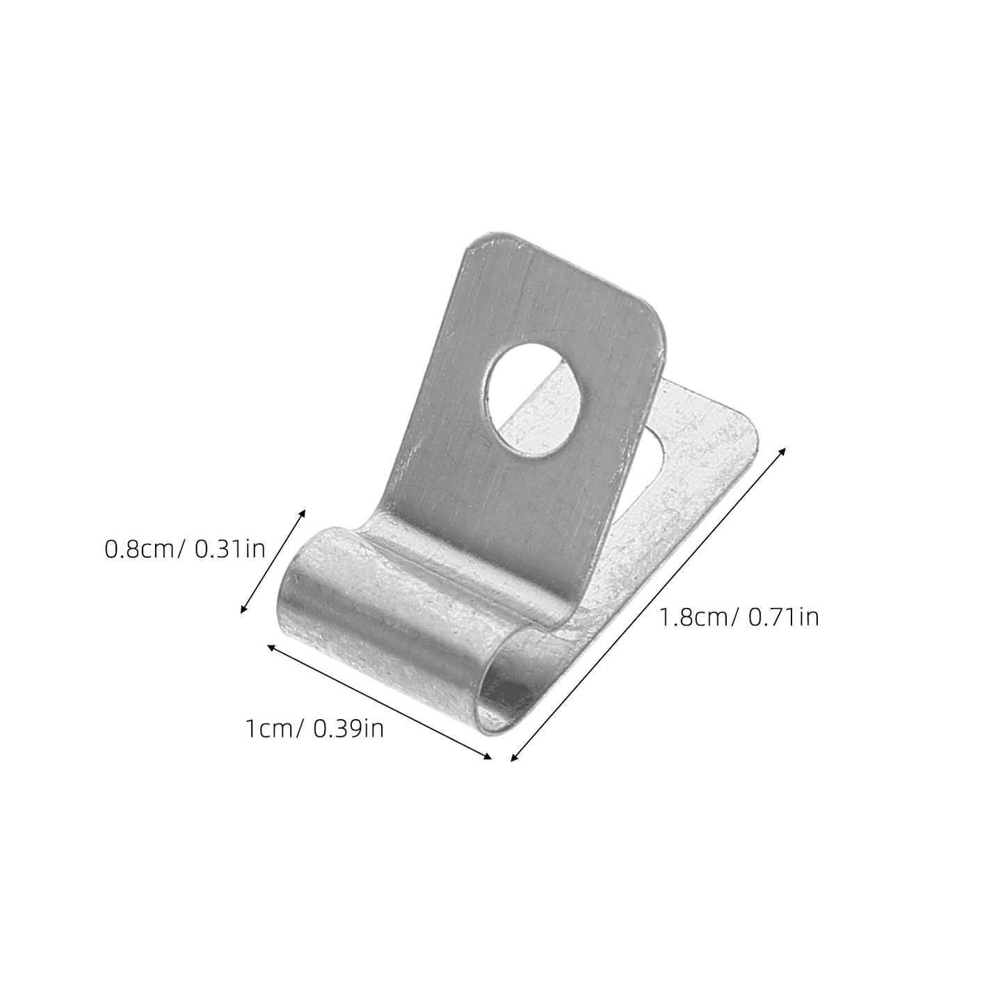 HOOWIFFY 100Pcs Stainless Steel Metal Wire Fence Clips for Quick and Easy Installation Fixing Accessories