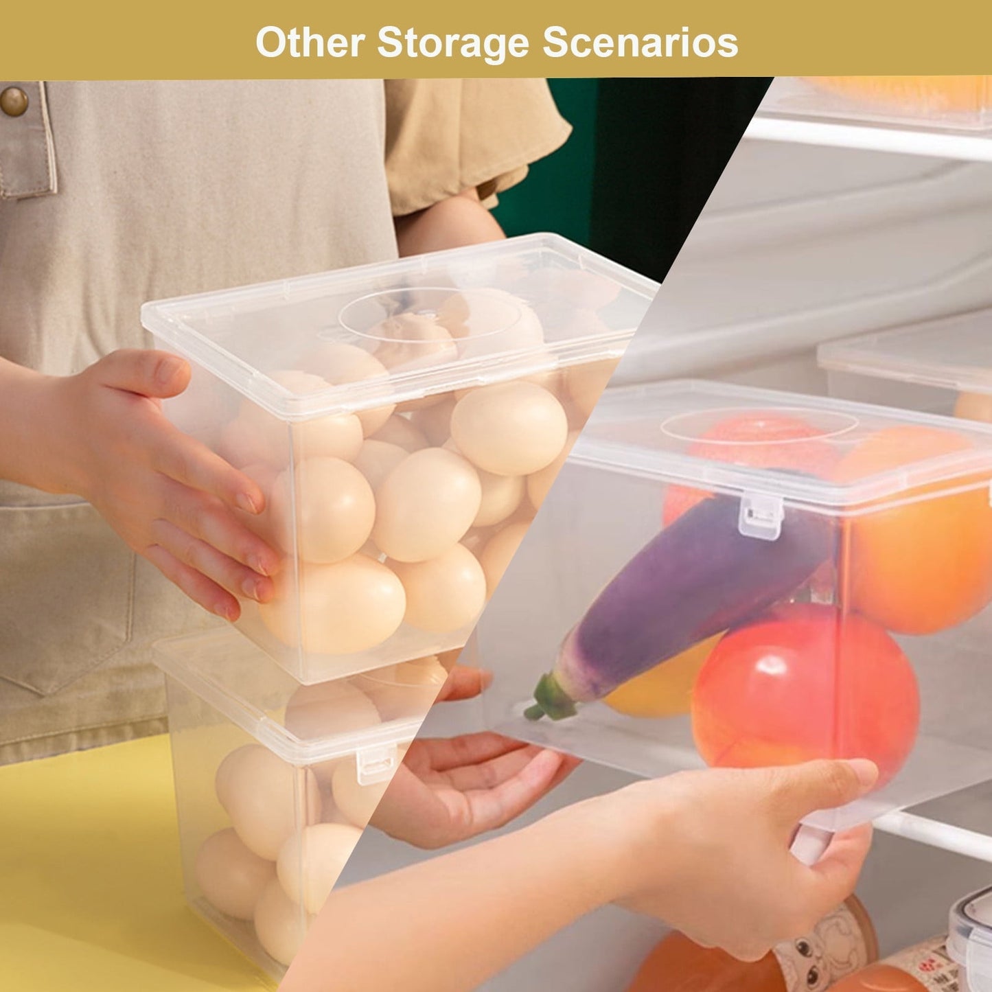 Lksixu Storage Bins with Lids Airtight Bread Storage Containers Bread Bin Plastic Reusable Loaf Cake Clear Bread Dispenser Fresh Bread Organizer Bin (7.48×5.12 in)