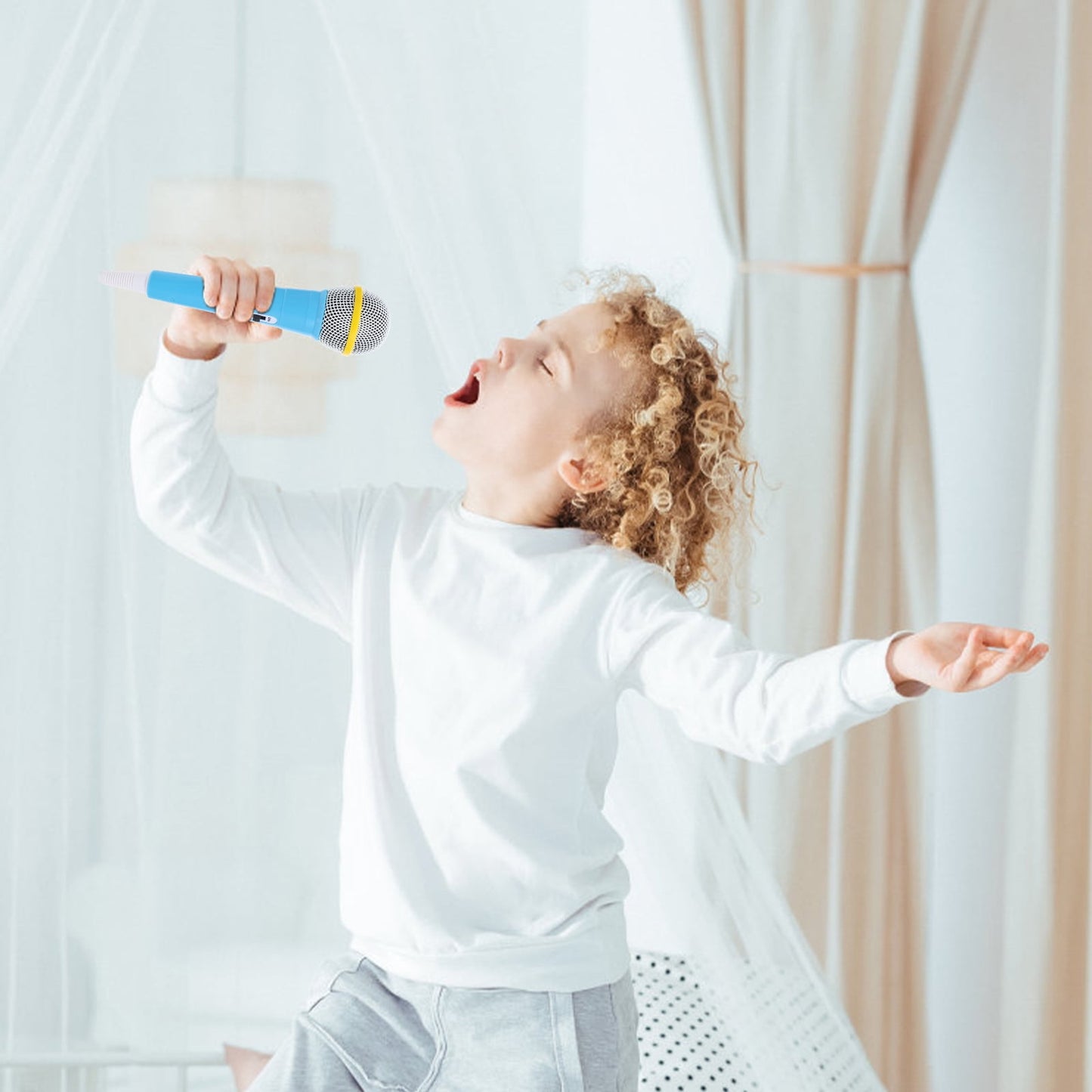 Simulation Microphone Mini Kids Prop Funny Toy Children Plaything Interesting Model Toys