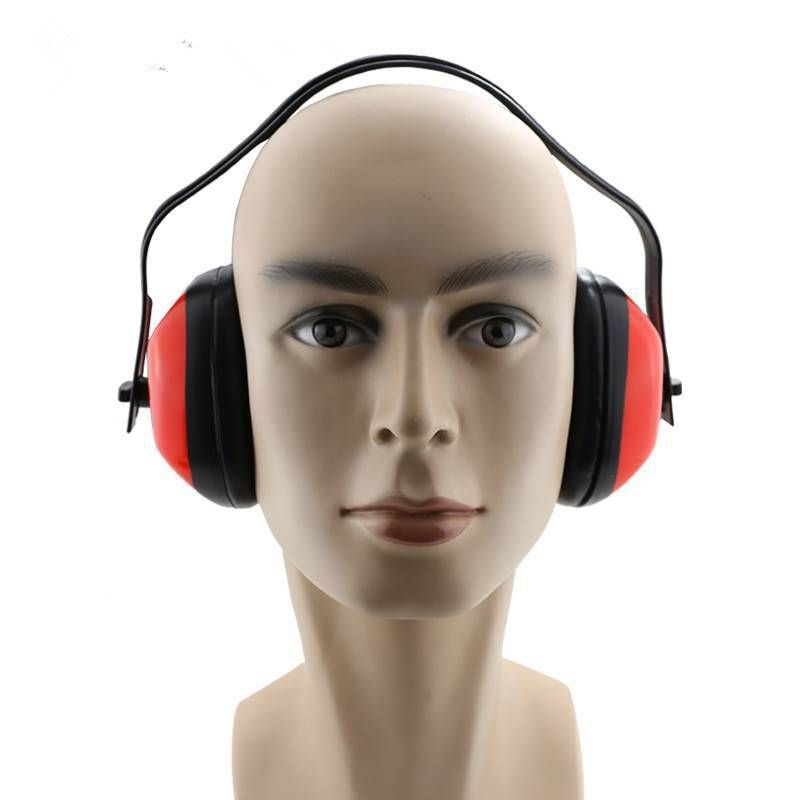 Adjustable Safety Earmuffs for Noise Reduction, Ear Protection, Pack of 2, Industrial Safety Ear Muff(red)