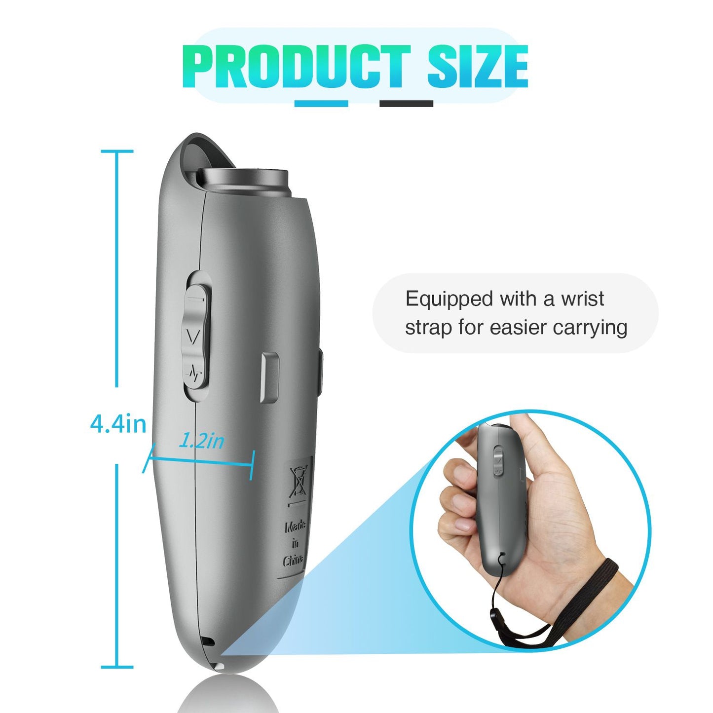 Dog Barking Control Devices, Ultrasonic Dog Barking Deterrent Devices w/ 3 Frequencies Immune-Proof, USB Rechargeable Handheld Dog Training Tool Barking Behavior
