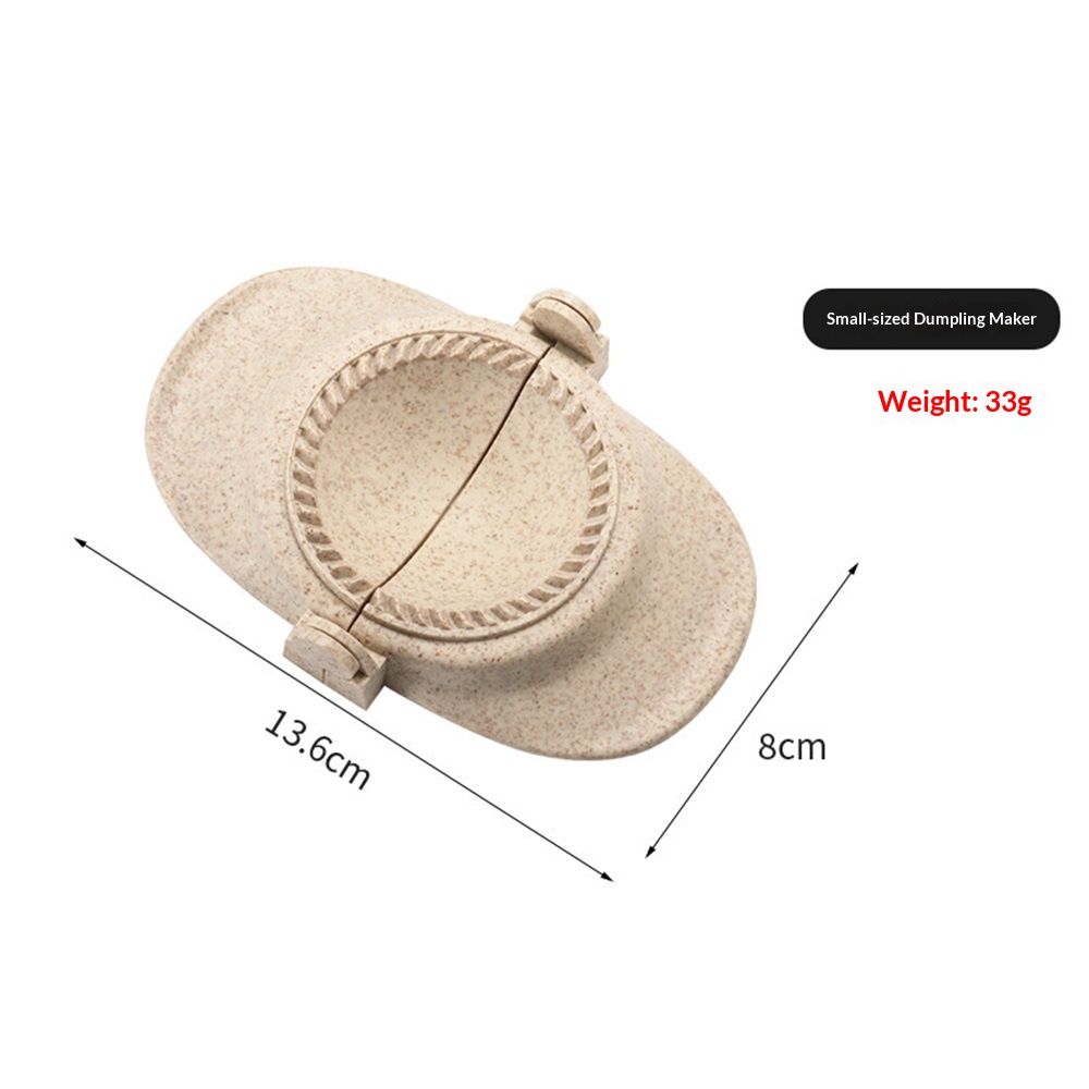 Dumpling Maker Dumpling Skin Maker Kitchen Small Tool Dumpling Mold Home Manual Dumplings(Small size beige)