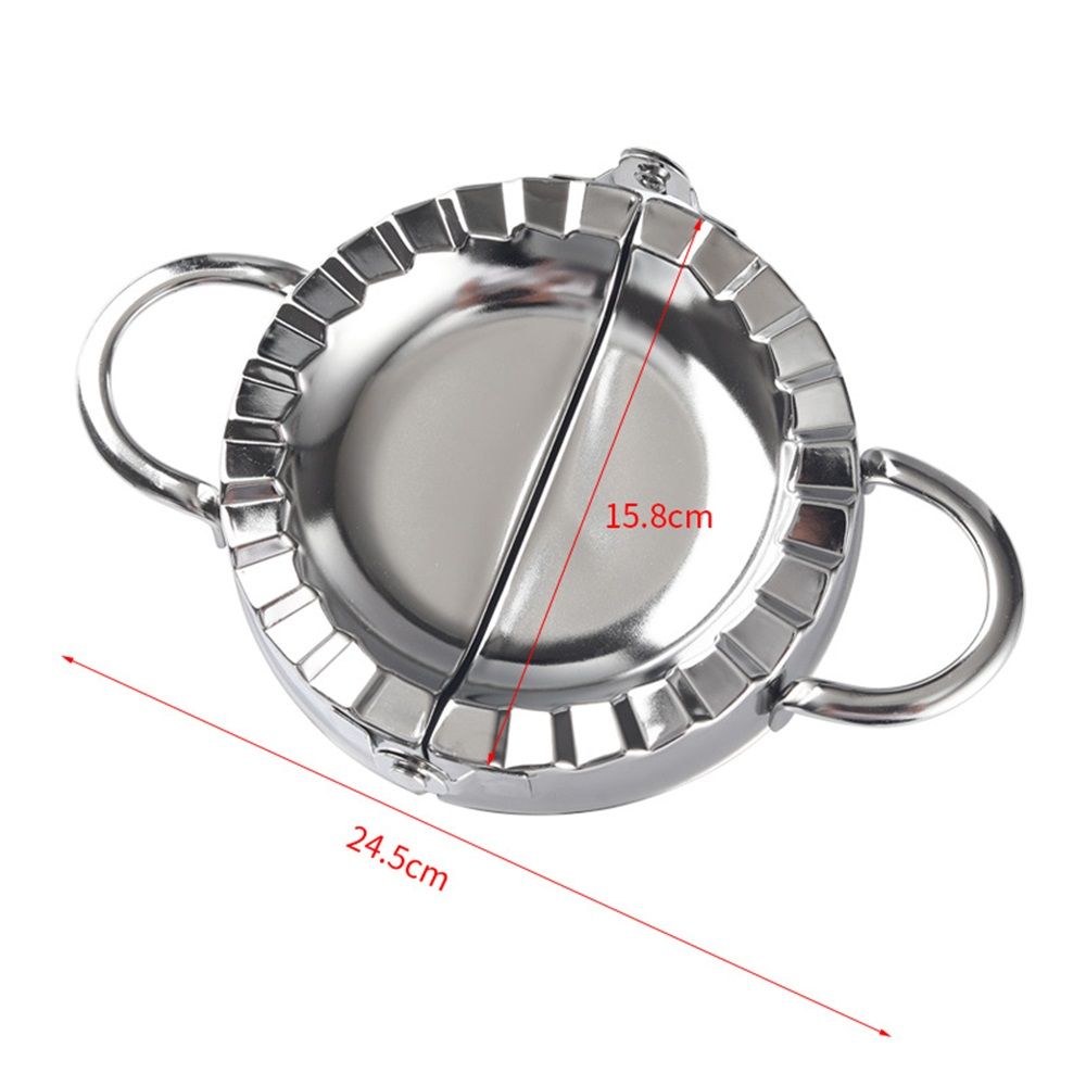 Stainless Steel Large Ravioli Maker, Pastry Tools, Jiaozi Maker, Dough Cutter for Pocket Pie, Pierogi & Hand Pie(15cm)