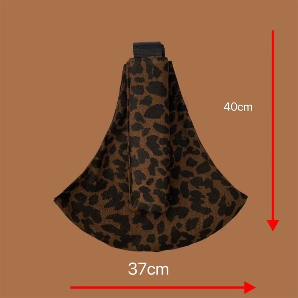 Baby Sling Carrier Newborn to Toddler Sling Lightweight Baby Carrier Sling with Adjustable Straps Toddler Carrier Wrap for (Brown Leopard)