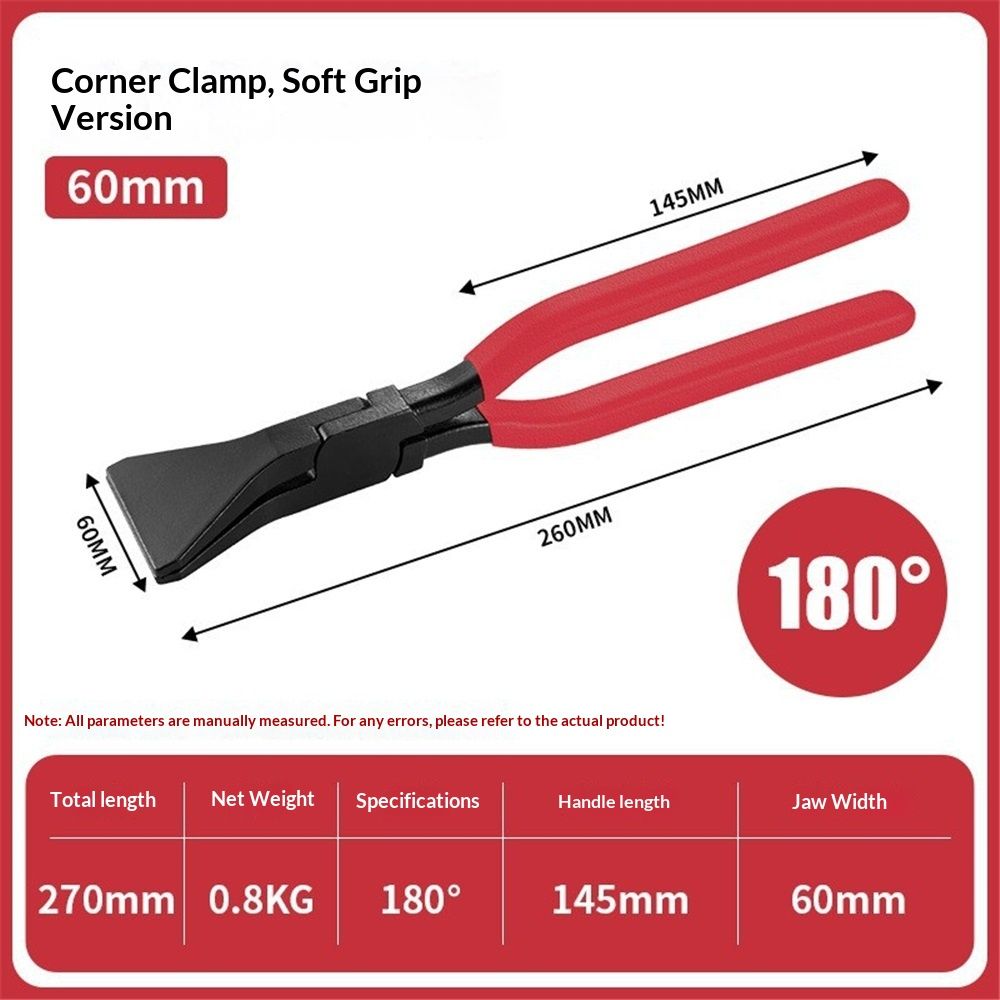 Hand Seamers Metal Sheet Metal Bender Tool, Steel Metal Bending and Flattering Pliers,Straight/180° Sheet Metal Tools Set(60MM*0° 270MM)