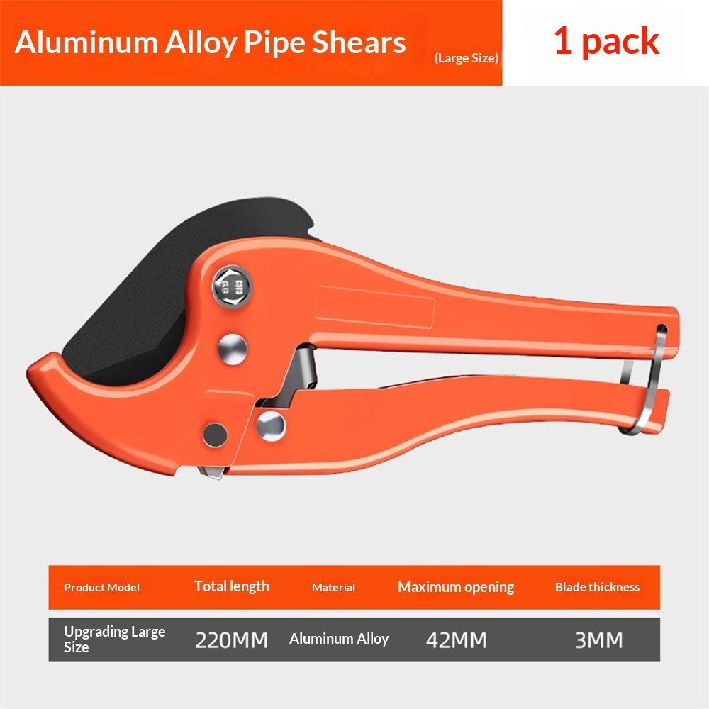 PVC Pipe Cutter, Ratcheting PVC Pipe Cutter Tool, Pipe Cutters PVC, PVC Pipe Shears, PVC Cutter, Plastic Pipe Cutter, PEX Pipe Cutter, PVC Cutter Tool, PVC Ratchet Cutter(42mm)