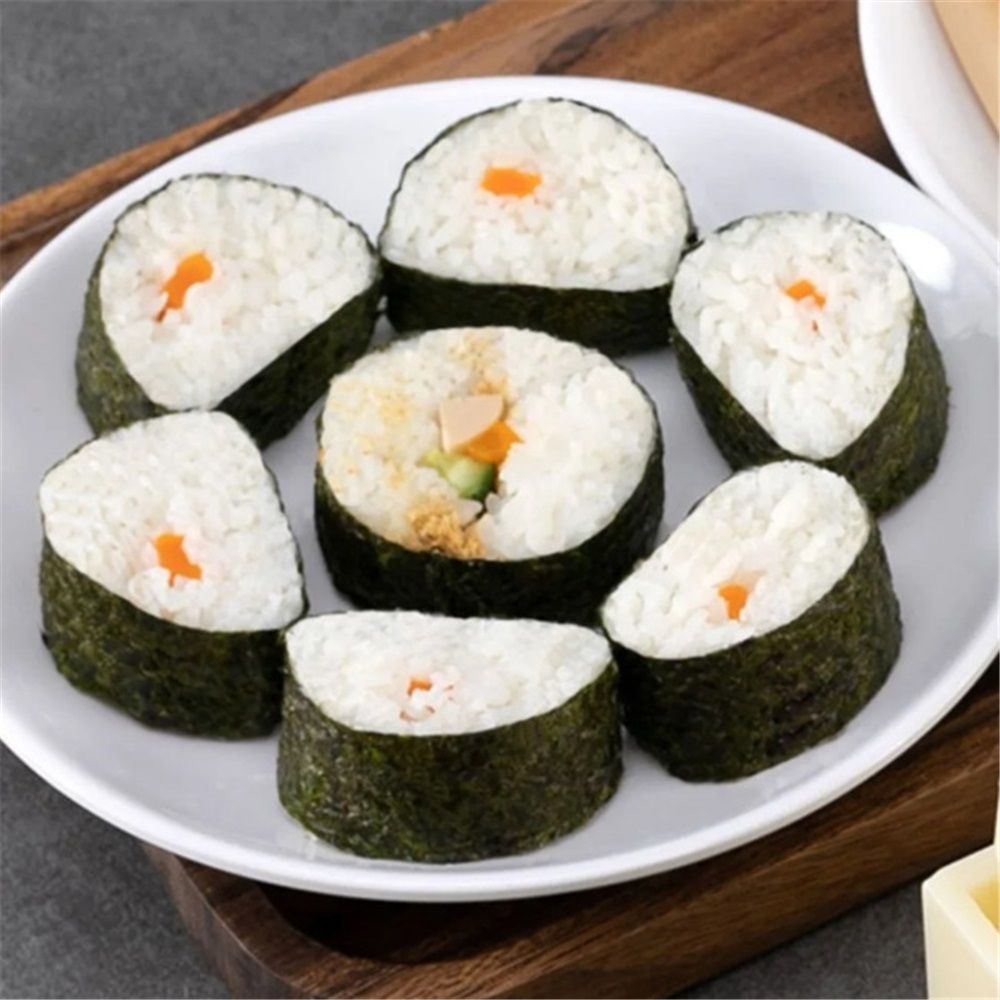 Sushi Maker, Sushi DIY Mold Set - Easy Sushi Making Kit, Help to Make Round Shaped Sushi, Easy Sushi Making Kit(black)