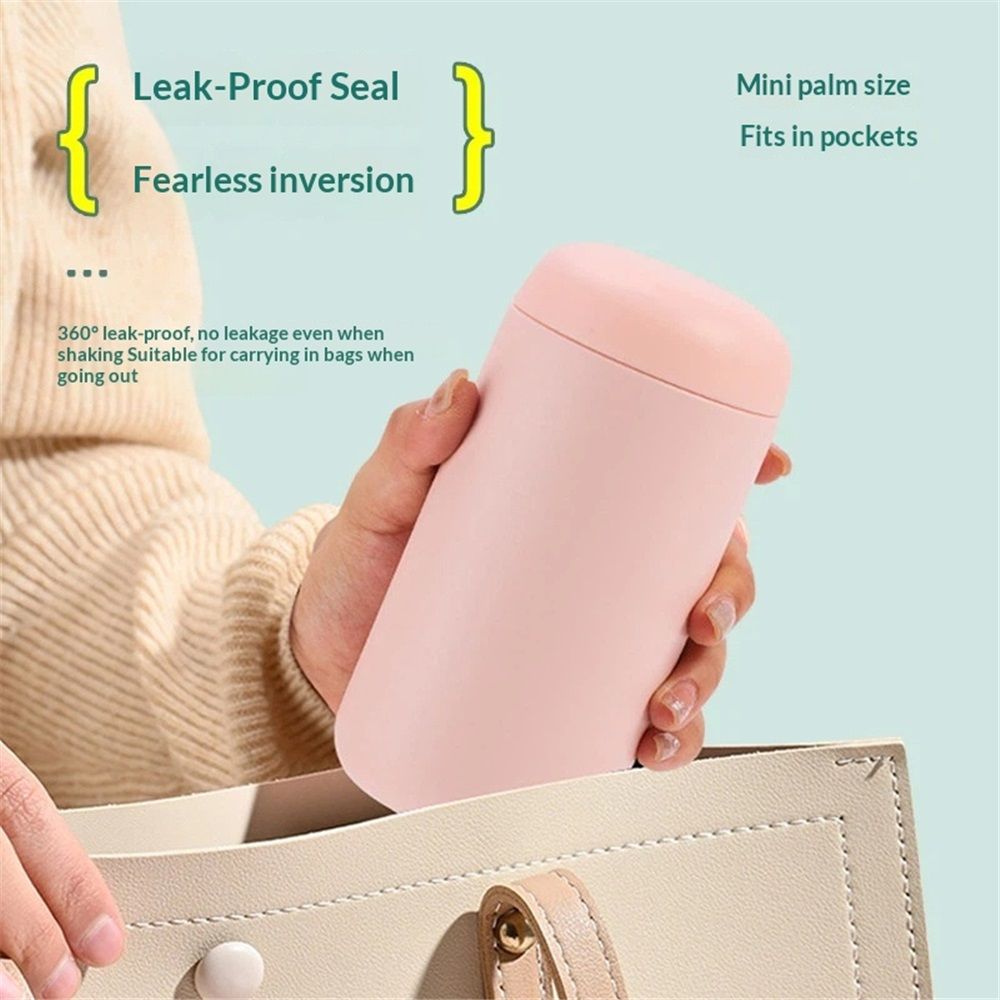 Vessel Lined Travel Tumbler w/Splash Guard and Leak-Proof Lid for Lunch Box Bag Coffee, Pink (14oz/400ml)