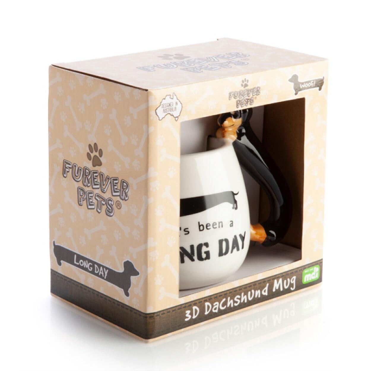 A 3D ceramic coffee cup with a novel dog head, a creatively hand-painted animal face tea cup, and a cute dog shaped drinking cup are ideal gifts for pet lovers to decorate their home kitchens