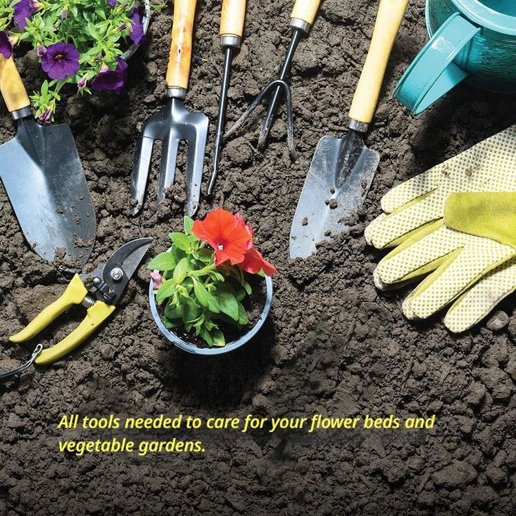 LandscapingTools5-PieceSetwithWoodenHandles