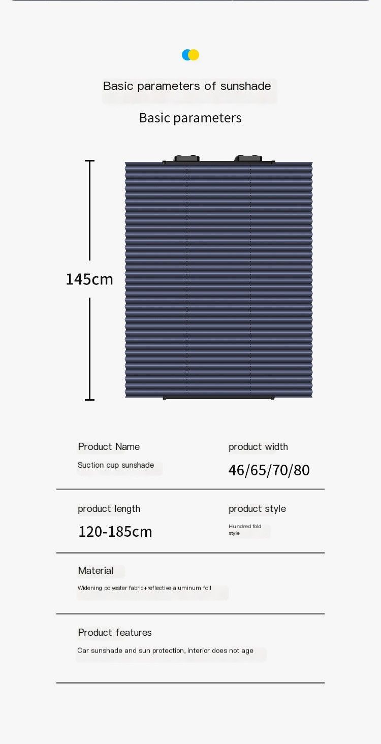 VenetianBlindSunshade80cmFrontPanel
