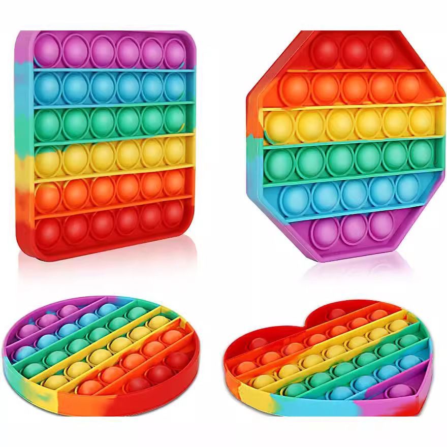 Puzzle Finger Bubble Fun Toy-Heart-shaped