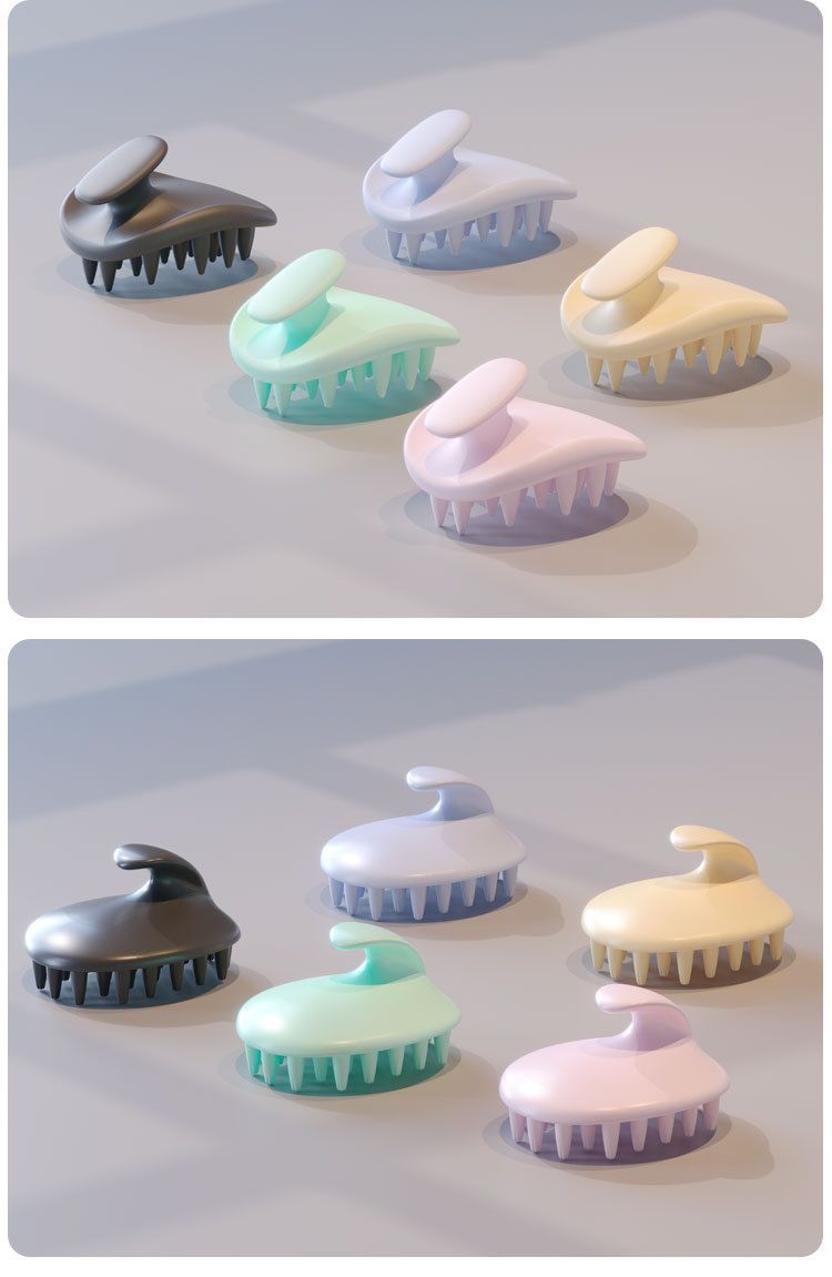 Scalp Massage Shampoo Brush-Light pink