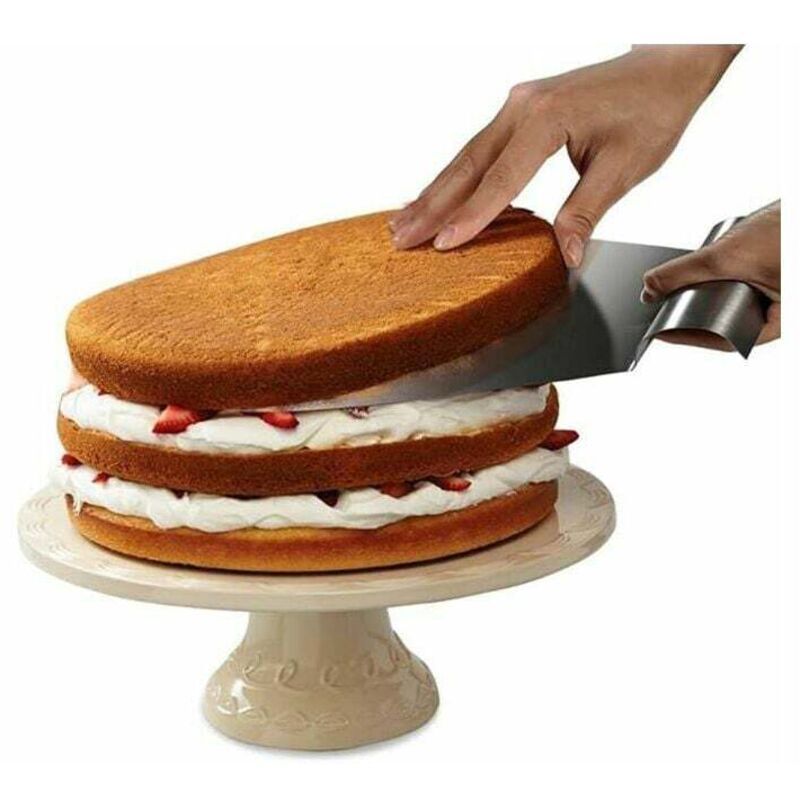 Round Stainless Steel Pizza Peel Cake Lifter Large Surface Peel for Bread Oven