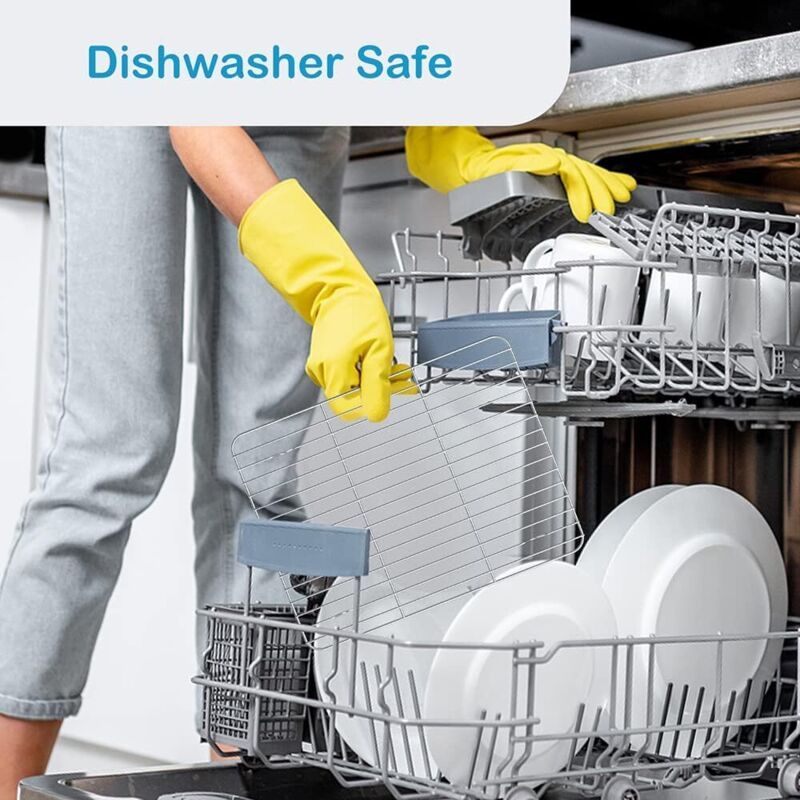 2 Pcs Stainless Steel Cooling Racks Dishwasher Safe Baking Wire Racks, 30 X 23 cm, 23 cm