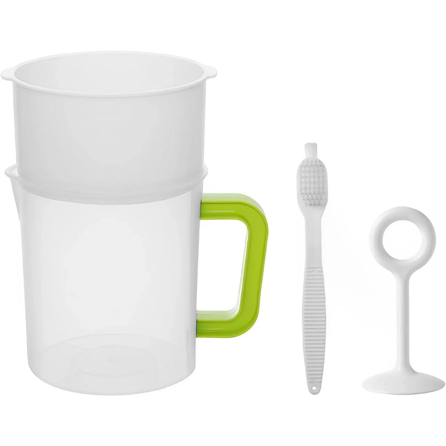 Soy Milk Juice Filter Nut Milk Bag Replacement, Reusable Food Strainer for Fruit Juice Yogurt and Nut Milk, 1.5 L