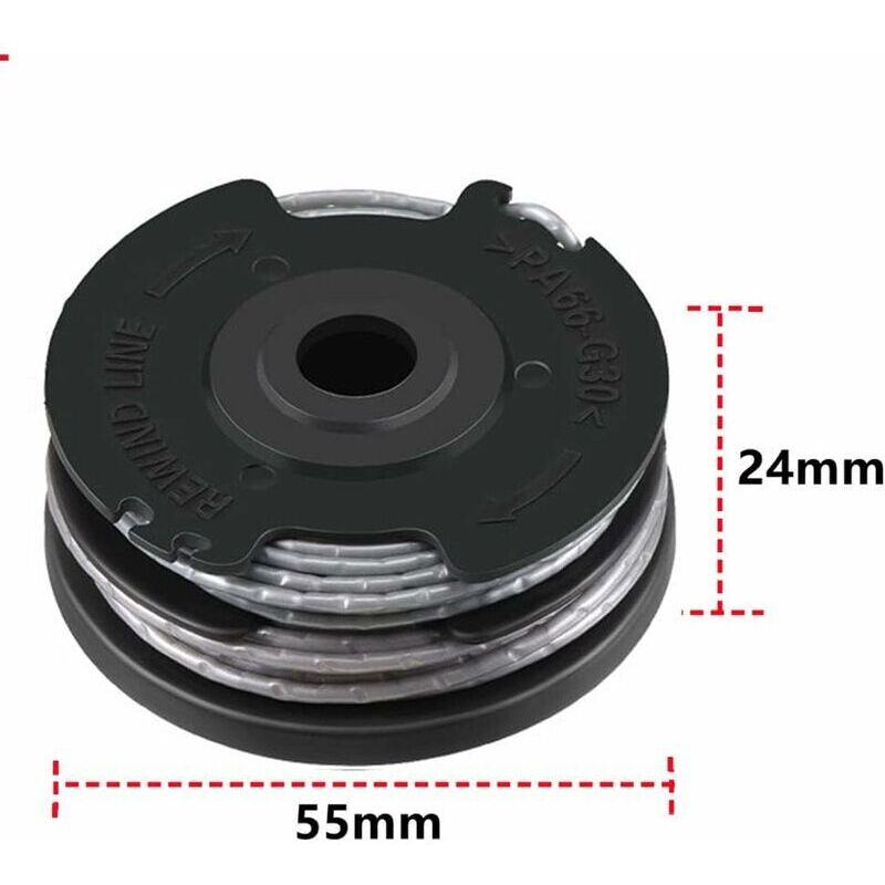 Bosch F016800351 Refill and integrated 6 m long wire spool Ø 1.65 mm wire thickness for trimmers.